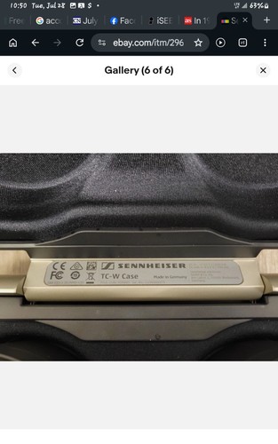 Sennheiser case - sennheiser, tc-w